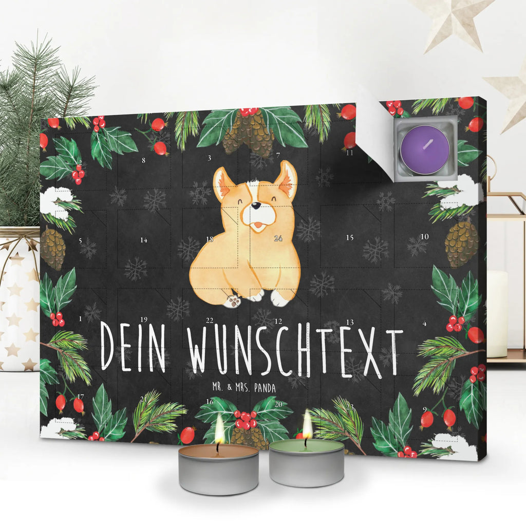 Personalisierter Duftkerzen Adventskalender Corgie Personalisierter Duftkerzen Adventskalender, Hund, Hundemotiv, Haustier, Hunderasse, Tierliebhaber, Hundebesitzer, Sprüche, Corgie, Welsh Corgie Pembroke, britisch, Motivation, Spruch, Hundespruch, Lebensfreude