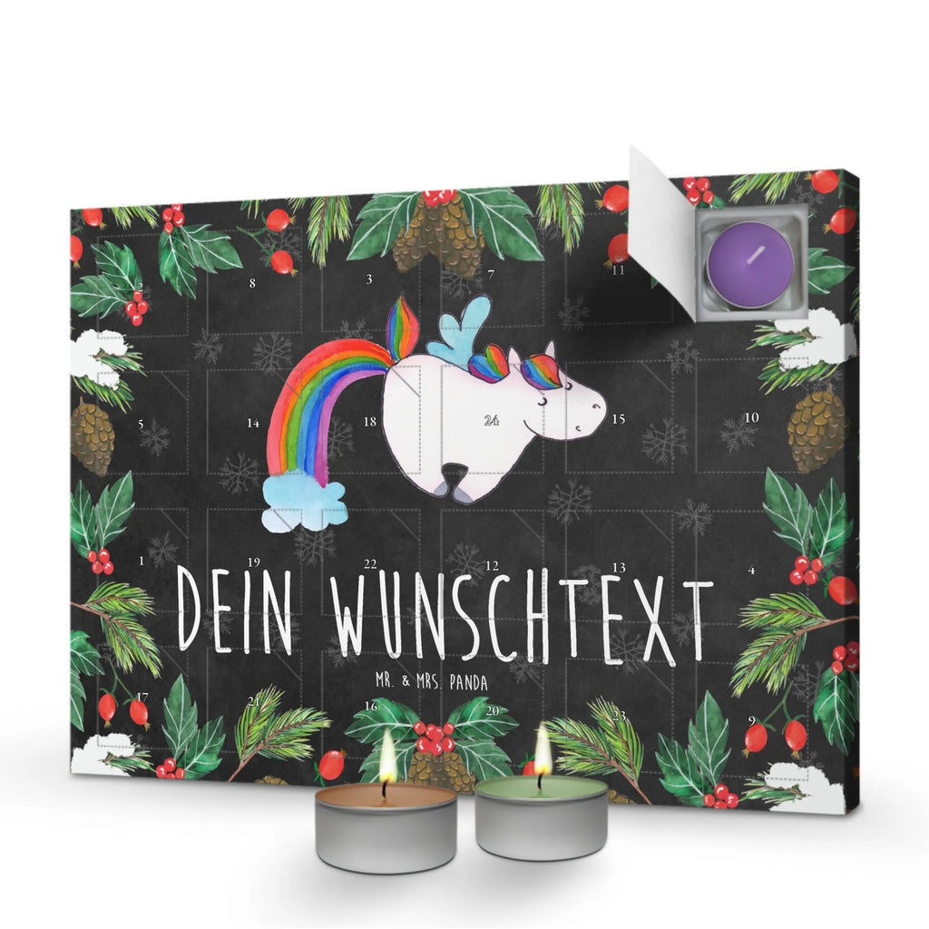 Personalisierter Duftkerzen Adventskalender Einhorn Fliegendes Pferd Personalisierter Duftkerzen Adventskalender, Einhorn, Einhörner, Einhorn Deko, Pegasus, Unicorn, Regenbogen, Spielen, Realität, Glitzer, Erwachsenwerden