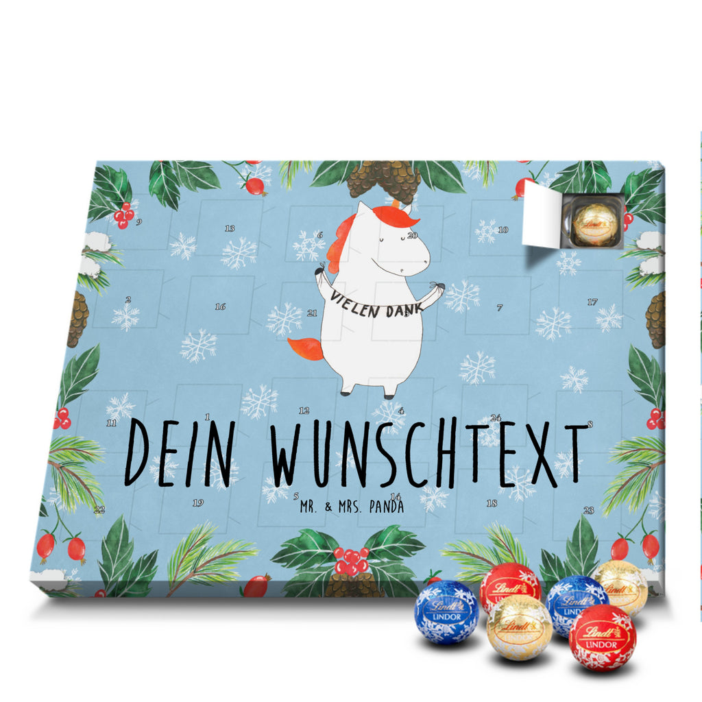 Personalisierter Kugel Markenschokolade Adventskalender Einhorn Dankeschön Personalisierter Kugel Markenschokolade Adventskalender, Einhorn, Einhörner, Einhorn Deko, Pegasus, Unicorn, Danke, vielen Dank, Dankeschön, Danksagung