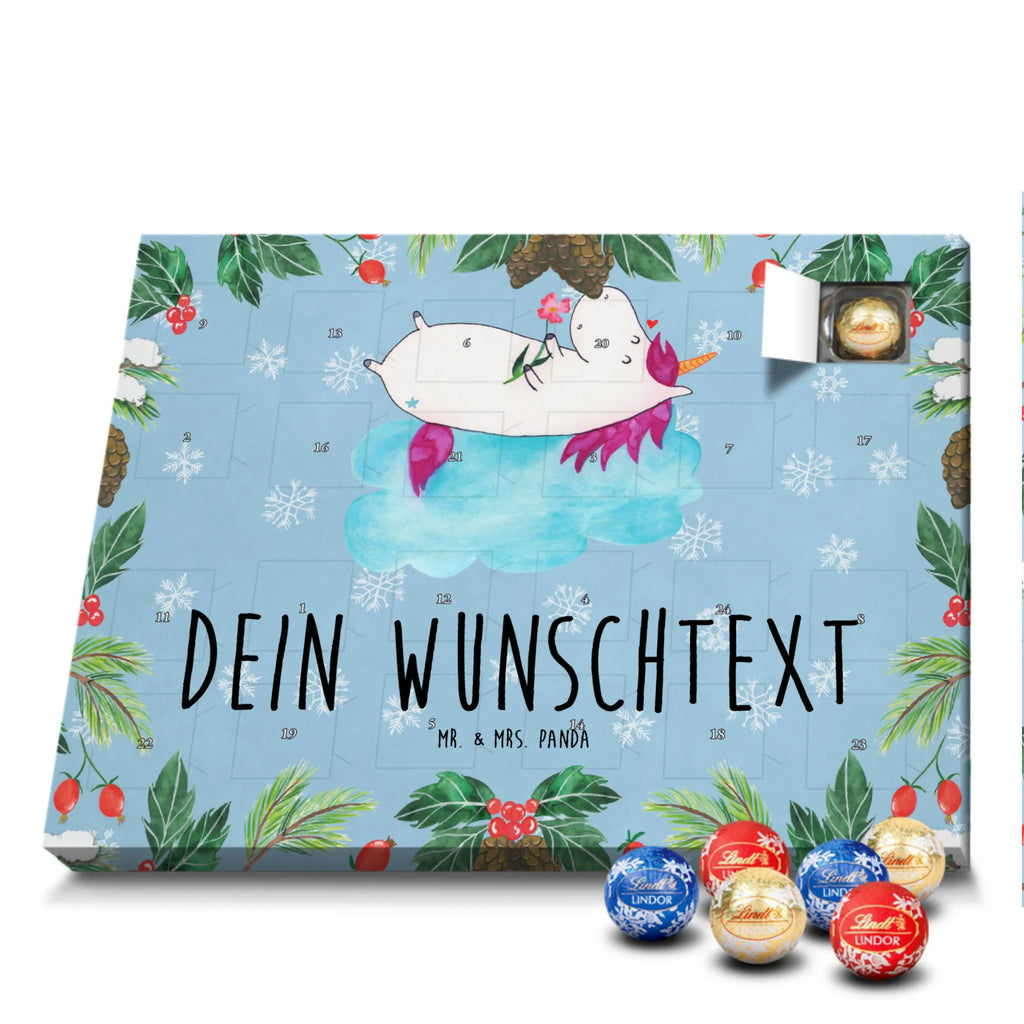 Personalisierter Kugel Markenschokolade Adventskalender Einhorn Verliebt Personalisierter Kugel Markenschokolade Adventskalender, Einhorn, Einhörner, Einhorn Deko, Pegasus, Unicorn, verliebt, Liebe, Liebesbeweis, Freundin, Wolke