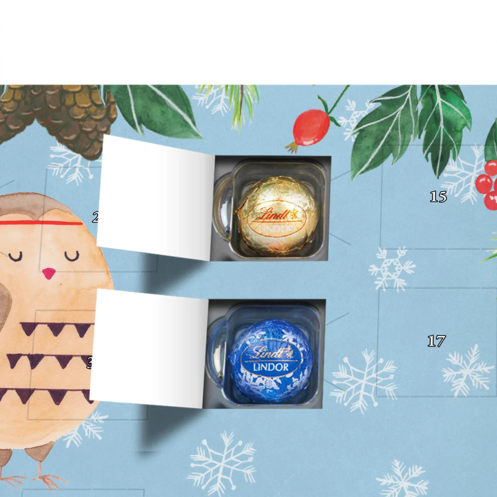 Personalisierter Kugel Markenschokolade Adventskalender Eule Federschmuck Personalisierter Kugel Markenschokolade Adventskalender, Eule, Eule Deko, Owl, Das Leben ist ein Abenteuer, Reisespruch, Federschmuck, Dekoration