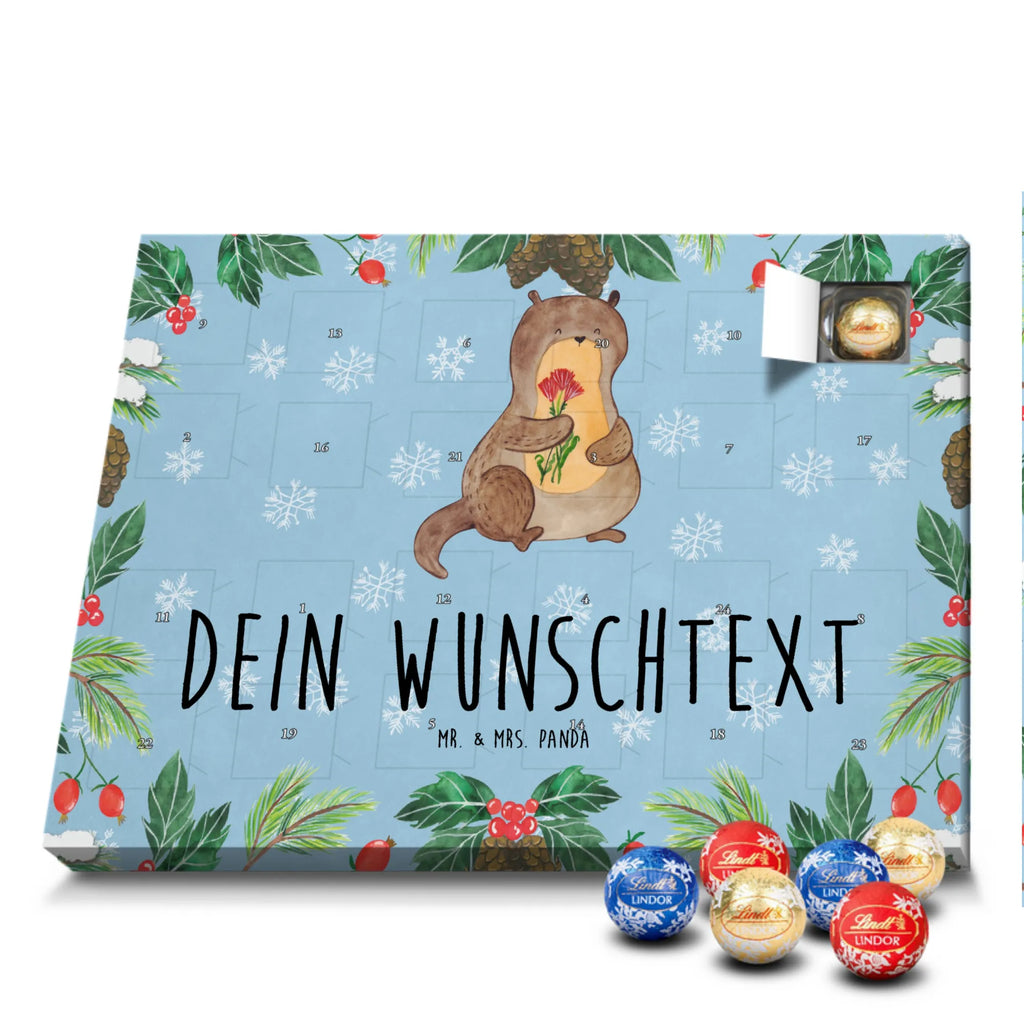 Personalisierter Kugel Markenschokolade Adventskalender Otter Blumenstrauß Personalisierter Kugel Markenschokolade Adventskalender, Otter, Fischotter, Seeotter, Otter Seeotter See Otter