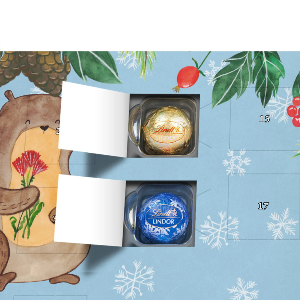 Personalisierter Kugel Markenschokolade Adventskalender Otter Blumenstrauß Personalisierter Kugel Markenschokolade Adventskalender, Otter, Fischotter, Seeotter, Otter Seeotter See Otter