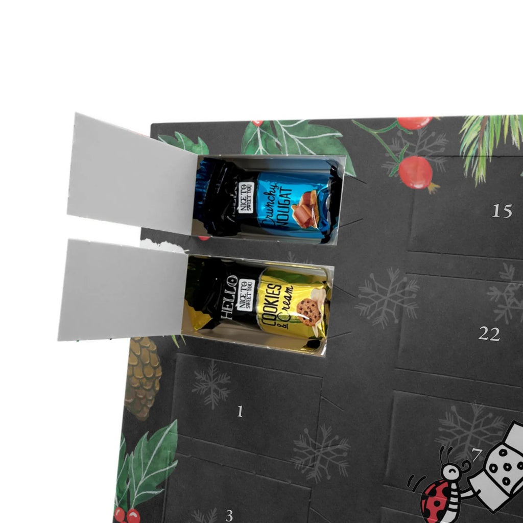 Personalisierter Markenschokolade Adventskalender Panda Gute Besserung Personalisierter Adventskalender