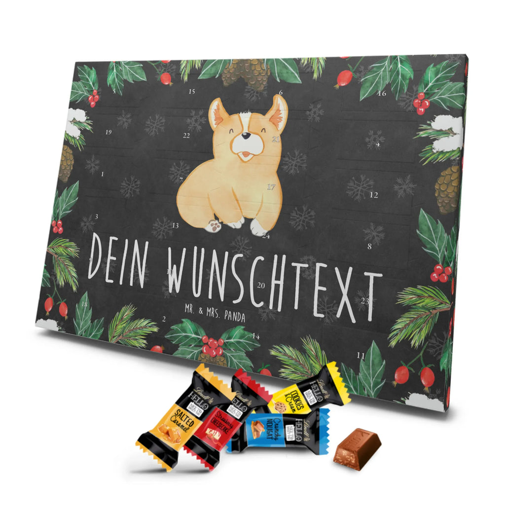 Personalisierter Markenschokolade Adventskalender Corgie Personalisierter Adventskalender, Hund, Hundemotiv, Haustier, Hunderasse, Tierliebhaber, Hundebesitzer, Sprüche, Corgie, Welsh Corgie Pembroke, britisch, Motivation, Spruch, Hundespruch, Lebensfreude