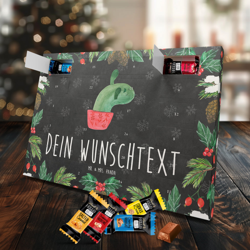 Personalisierter Markenschokolade Adventskalender Kaktus Mama Personalisierter Adventskalender, Kaktus, Kakteen, Kaktusliebe, Ärger, Büro, Büroalltag, Schule, Motivation, Quote