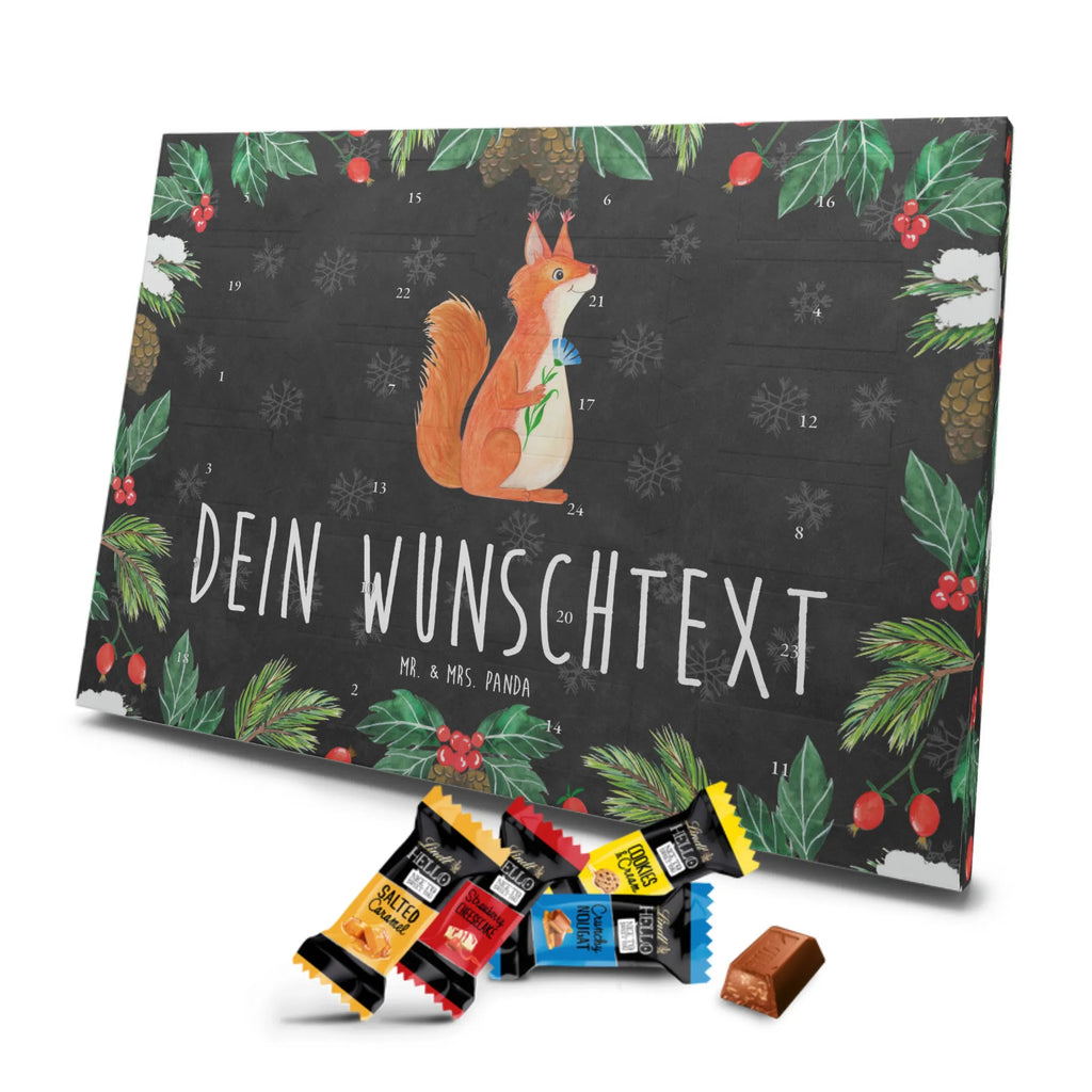 Personalisierter Markenschokolade Adventskalender Eichhörnchen Blume Personalisierter Adventskalender, Tiermotive, Gute Laune, lustige Sprüche, Tiere, Eichhörnchen, Eichhorn, Spruch positiv, Lachen, Spaß, Motivation Sprüche, Motivation Bilder, glücklich Spruch, Spruch Deko