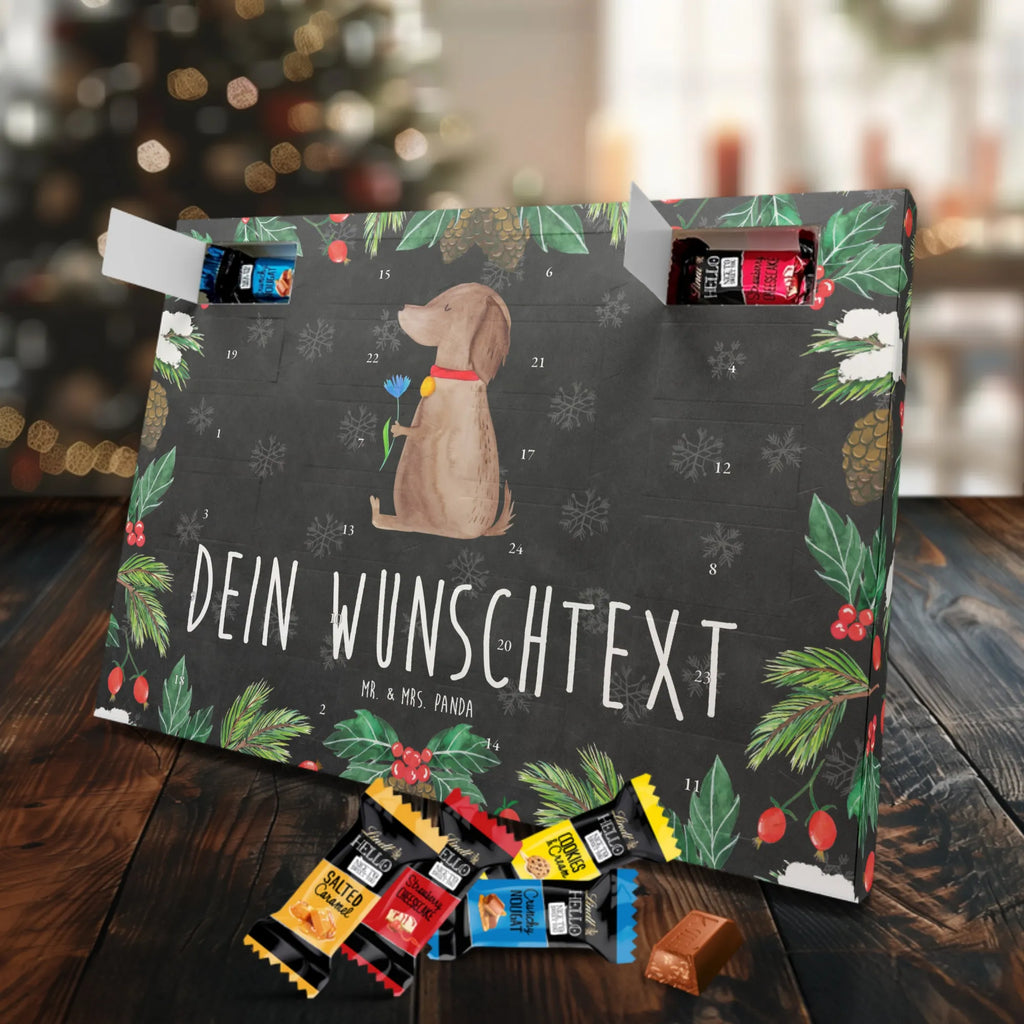 Personalisierter Markenschokolade Adventskalender Hund Blume Personalisierter Adventskalender, Hund, Hundemotiv, Haustier, Hunderasse, Tierliebhaber, Hundebesitzer, Sprüche, Hunde, Frauchen, Hundeliebe