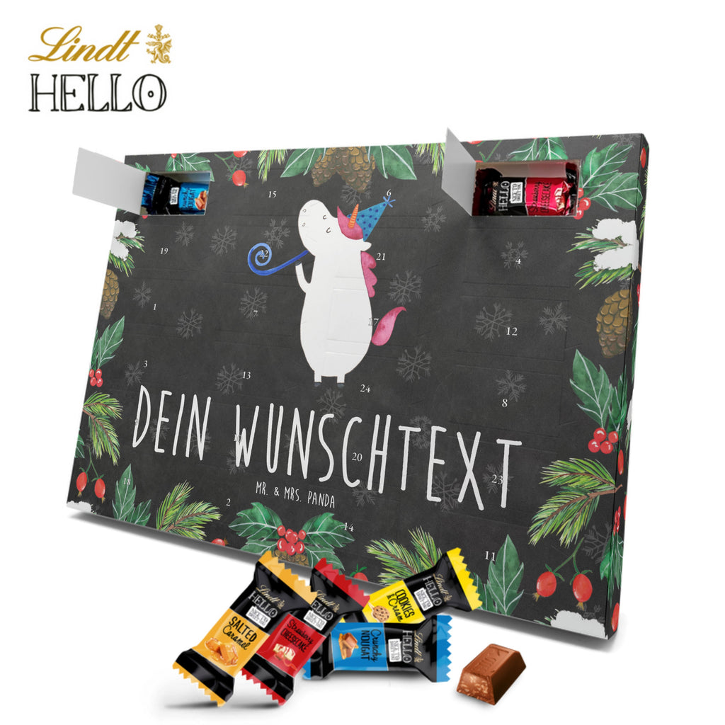 Personalisierter Markenschokolade Adventskalender Einhorn Party Personalisierter Adventskalender, Einhorn, Einhörner, Einhorn Deko, Pegasus, Unicorn, Glitzer, Konfetti, Party, Geburtstag, Feier, Fest, Alkohol, Disco, Club