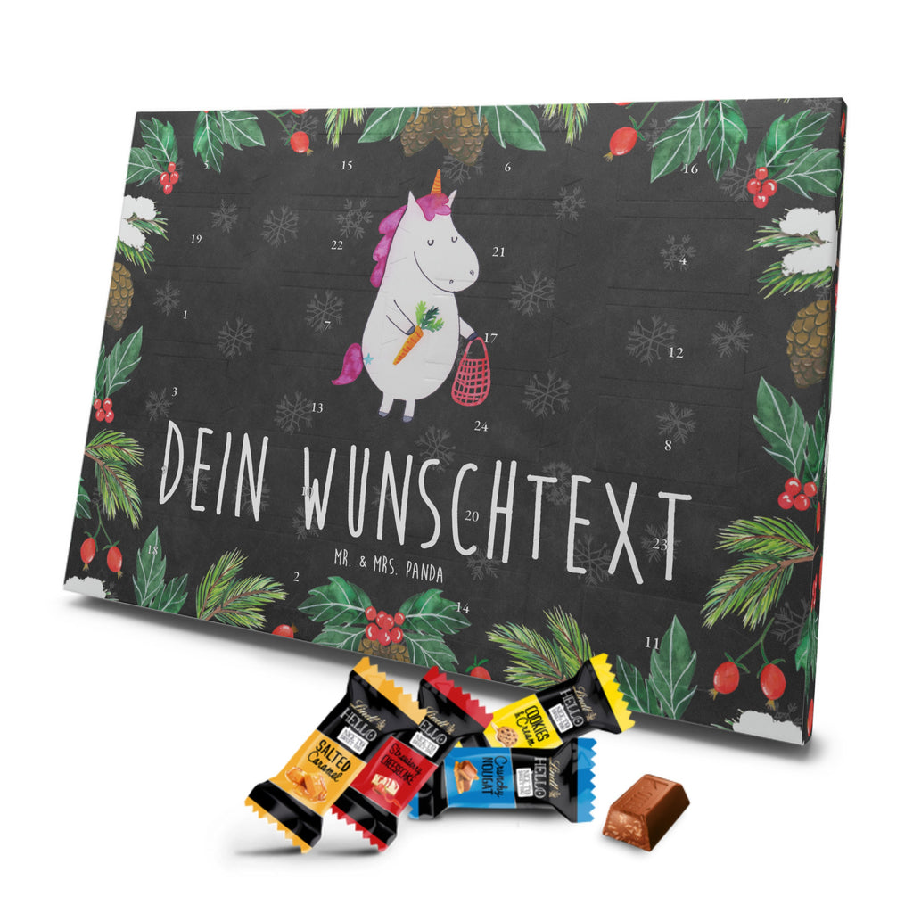 Personalisierter Markenschokolade Adventskalender Einhorn Gemüse Personalisierter Adventskalender, Einhorn, Einhörner, Einhorn Deko, Pegasus, Unicorn, Biomarkt, Bio, Gemüse, Wochenmarkt