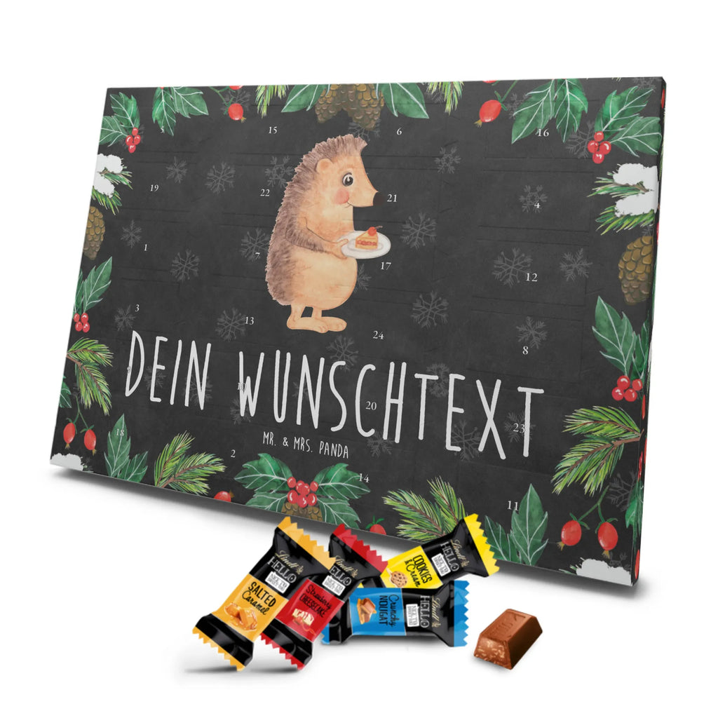 Personalisierter Markenschokolade Adventskalender Igel Kuchenstück Personalisierter Adventskalender, Tiermotive, Gute Laune, lustige Sprüche, Tiere, Igel, Essen Spruch, Kuchen, Backen Geschenk, Kuchen backen, Einladung Party, Geburtstagskuchen, Torte