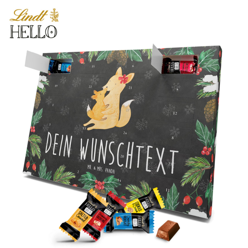 Personalisierter Markenschokolade Adventskalender Fuchs Mama Personalisierter Adventskalender, Familie, Vatertag, Muttertag, Bruder, Schwester, Mama, Papa, Oma, Opa, Mutter, Tochter, Lieblingstochter, Beste Tochter, Geschenk