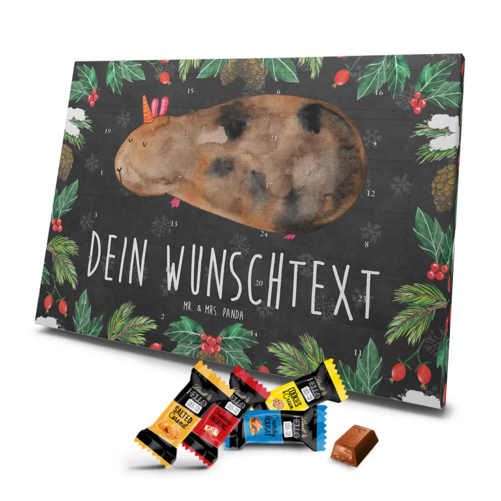 Personalisierter Markenschokolade Adventskalender Einhorn Meerschweinchen Personalisierter Adventskalender, Einhorn, Einhörner, Einhorn Deko, Pegasus, Unicorn, Meerhörnchen, Meericorn, Meerschwein, Meerschweinchen