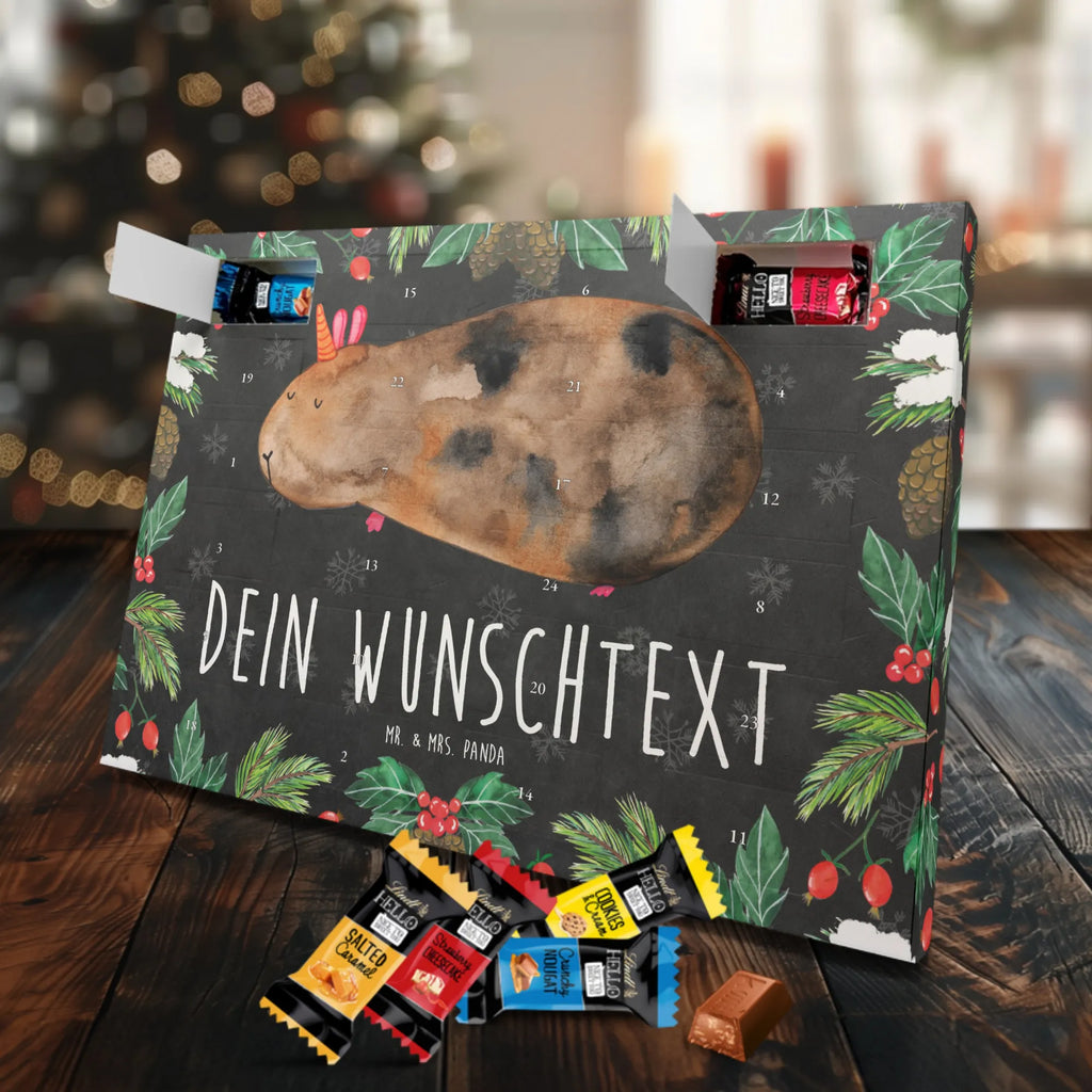 Personalisierter Markenschokolade Adventskalender Einhorn Meerschweinchen Personalisierter Adventskalender, Einhorn, Einhörner, Einhorn Deko, Pegasus, Unicorn, Meerhörnchen, Meericorn, Meerschwein, Meerschweinchen