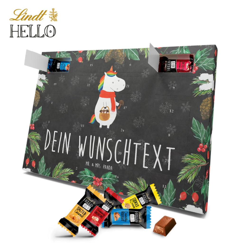 Personalisierter Markenschokolade Adventskalender Einhorn Pilz Personalisierter Adventskalender, Einhorn, Einhörner, Einhorn Deko, Pegasus, Unicorn, Pilze, Pilzsammler, Motivation, Spruch, Liebeskummer