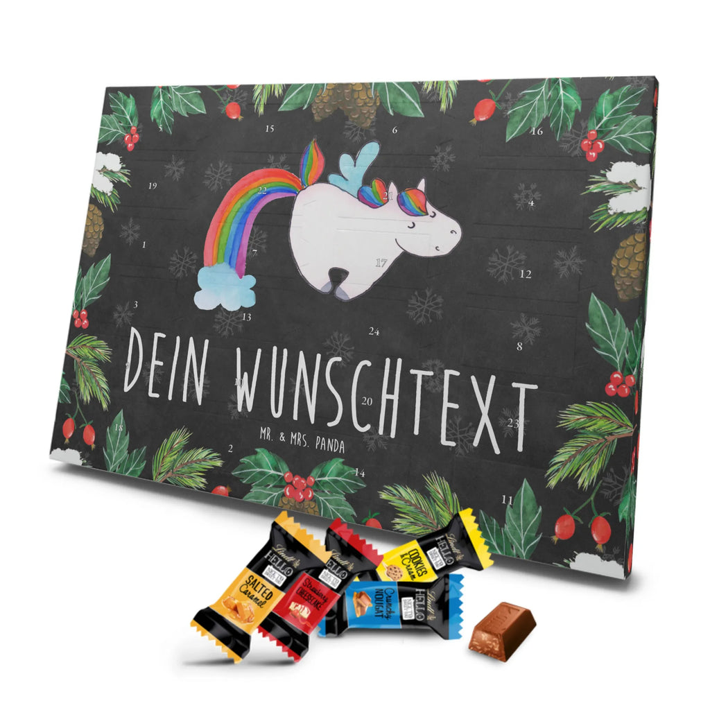 Personalisierter Markenschokolade Adventskalender Einhorn Fliegendes Pferd Personalisierter Adventskalender, Einhorn, Einhörner, Einhorn Deko, Pegasus, Unicorn, Regenbogen, Spielen, Realität, Glitzer, Erwachsenwerden