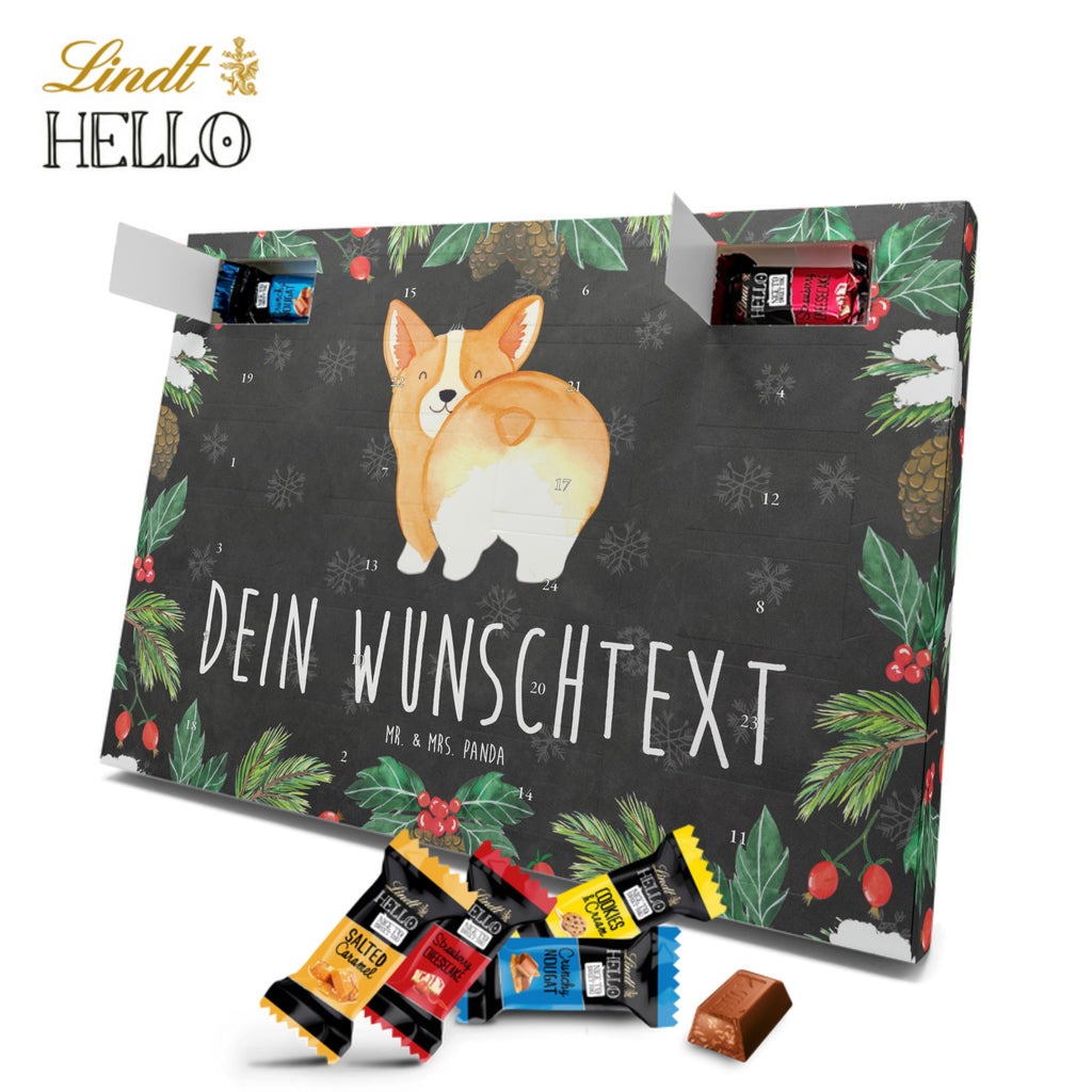 Personalisierter Markenschokolade Adventskalender Corgi Po Personalisierter Adventskalender, Hund, Hundemotiv, Haustier, Hunderasse, Tierliebhaber, Hundebesitzer, Sprüche, Corgie, Hundeliebe, Motivation, Selbstliebe, Spruch