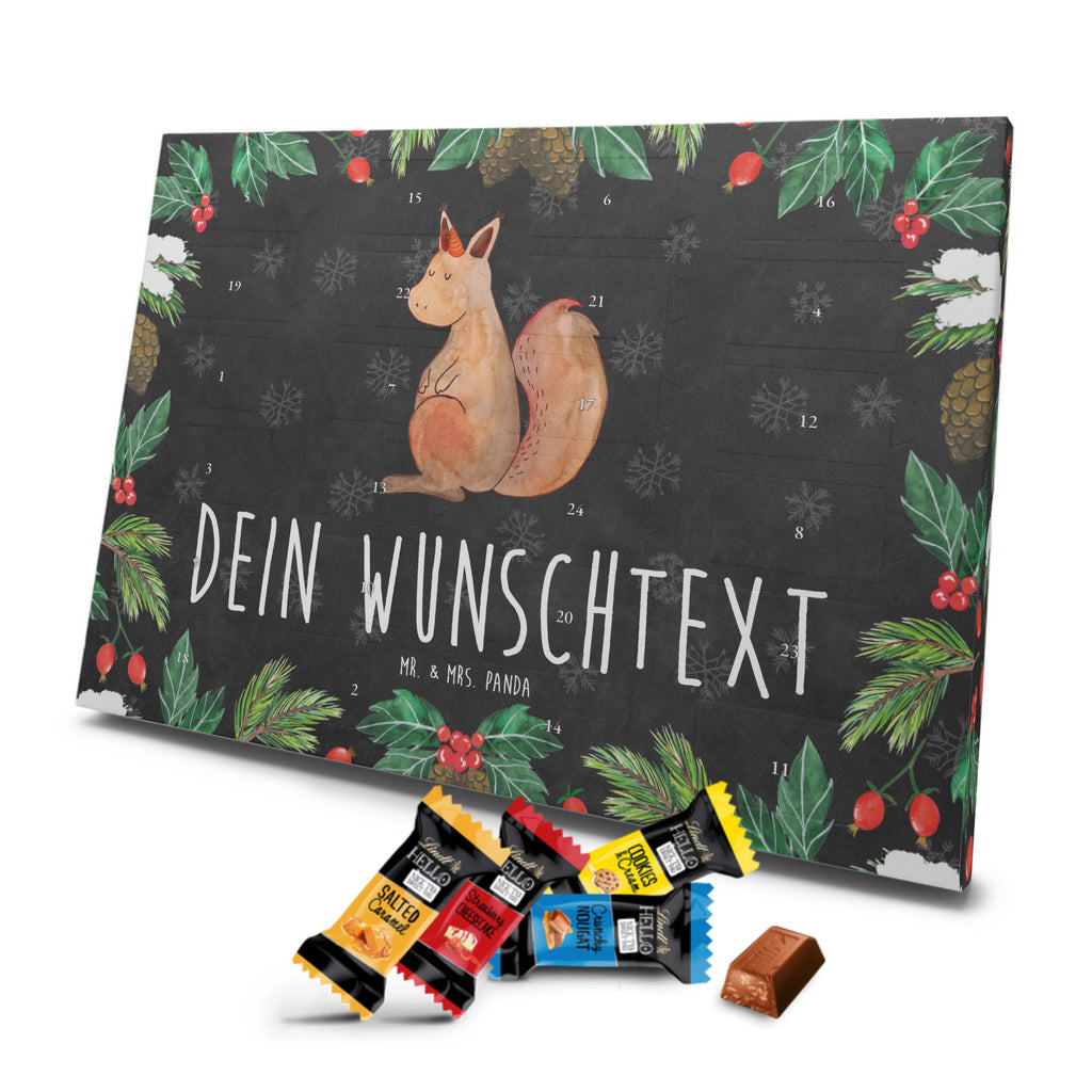 Personalisierter Markenschokolade Adventskalender Einhorn Glauben Personalisierter Adventskalender, Einhorn, Einhörner, Einhorn Deko, Pegasus, Unicorn, Einhörnchen, Eichhörnchen, Eichhorn