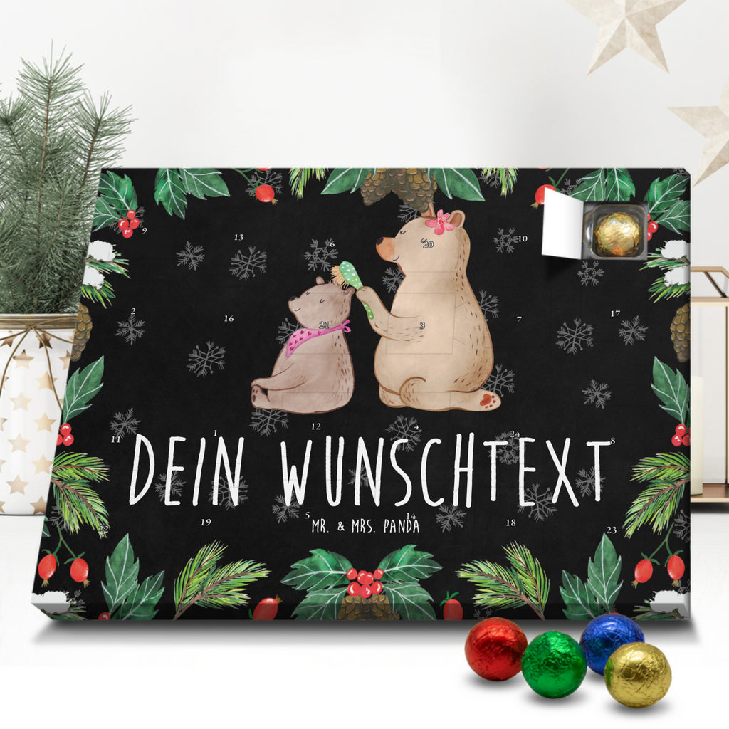 Personalisierter Schoko Adventskalender Bär Kind Personalisierter Adventskalender, Adventskalender mit Namen, Familie, Vatertag, Muttertag, Bruder, Schwester, Mama, Papa, Oma, Opa, Geschenk, Mutti, Mutter