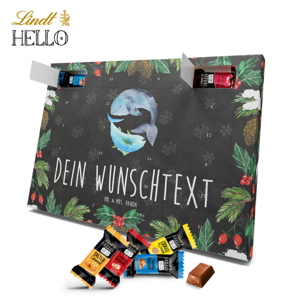 Personalisierter Markenschokolade Adventskalender Walfisch Thunfisch Personalisierter Adventskalender, Tiermotive, Gute Laune, lustige Sprüche, Tiere, Wal, Wahl, Tunfisch, Wortwitz lustig, Spruch lustig, Flachwitz, Witz, Spruch des Tages, Flachwitz Geschenk