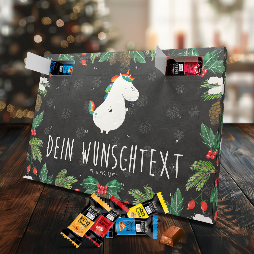 Personalisierter Markenschokolade Adventskalender Einhorn Sänger Personalisierter Adventskalender, Einhorn, Einhörner, Einhorn Deko, Pegasus, Unicorn, Glitzer, Konfetti, Party, Geburtstag, Feier, Fest, Disco, Sängerin, Sänger, Freundin