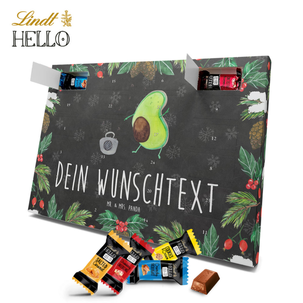 Personalisierter Markenschokolade Adventskalender Avocado Tanzen Personalisierter Adventskalender, Avocado, Veggie, Vegan, Gesund