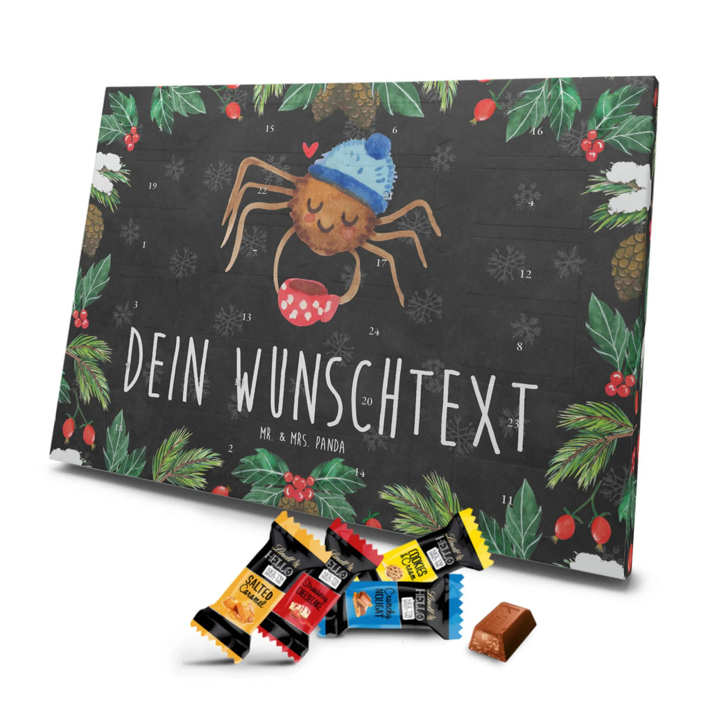 Personalisierter Markenschokolade Adventskalender Spinne Agathe Kaffee Personalisierter Adventskalender, Spinne Agathe, Spinne, Agathe, Videos, Merchandise, Kaffee, Morgen, Morgenmuffel, Lebensweisheiten, Weiser Spruch