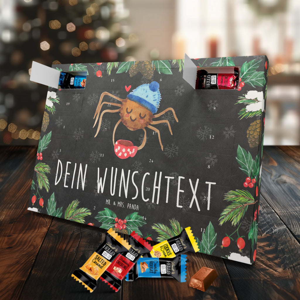 Personalisierter Markenschokolade Adventskalender Spinne Agathe Kaffee Personalisierter Adventskalender, Spinne Agathe, Spinne, Agathe, Videos, Merchandise, Kaffee, Morgen, Morgenmuffel, Lebensweisheiten, Weiser Spruch