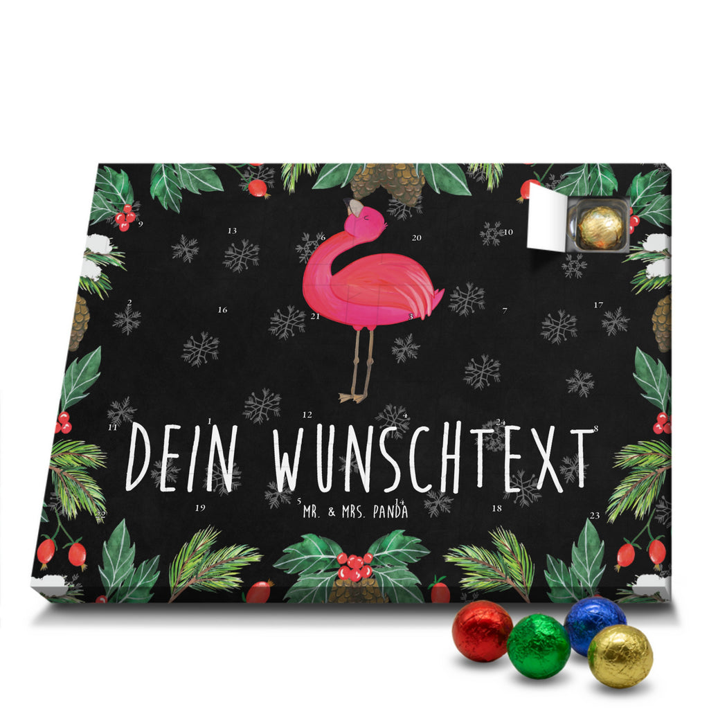 Personalisierter Schoko Adventskalender Flamingo Stolz Personalisierter Adventskalender, Adventskalender mit Namen, Flamingo, stolz, Freude, Selbstliebe, Selbstakzeptanz, Freundin, beste Freundin, Tochter, Mama, Schwester