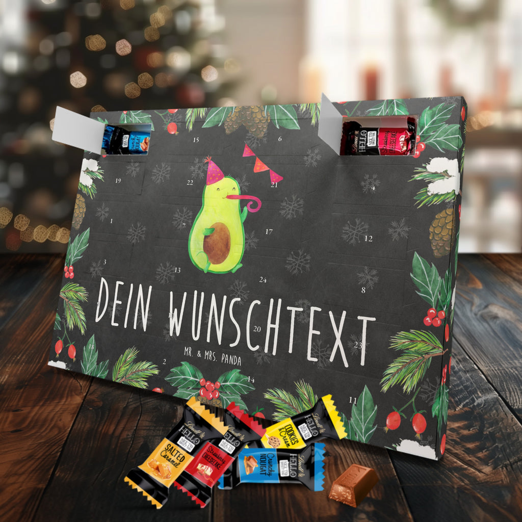 Personalisierter Markenschokolade Adventskalender Avocado Party Zeit Personalisierter Adventskalender, Avocado, Veggie, Vegan, Gesund