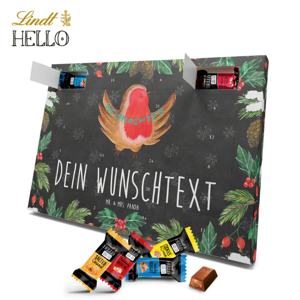 Personalisierter Markenschokolade Adventskalender Rotkehlchen Weihnachten Personalisierter Adventskalender, Winter, Weihnachten, Weihnachtsdeko, Nikolaus, Advent, Heiligabend, Wintermotiv, Frohe Weihnachten, Weihnachtsmotiv, Weihnachtsgruß, Vogel, xmas