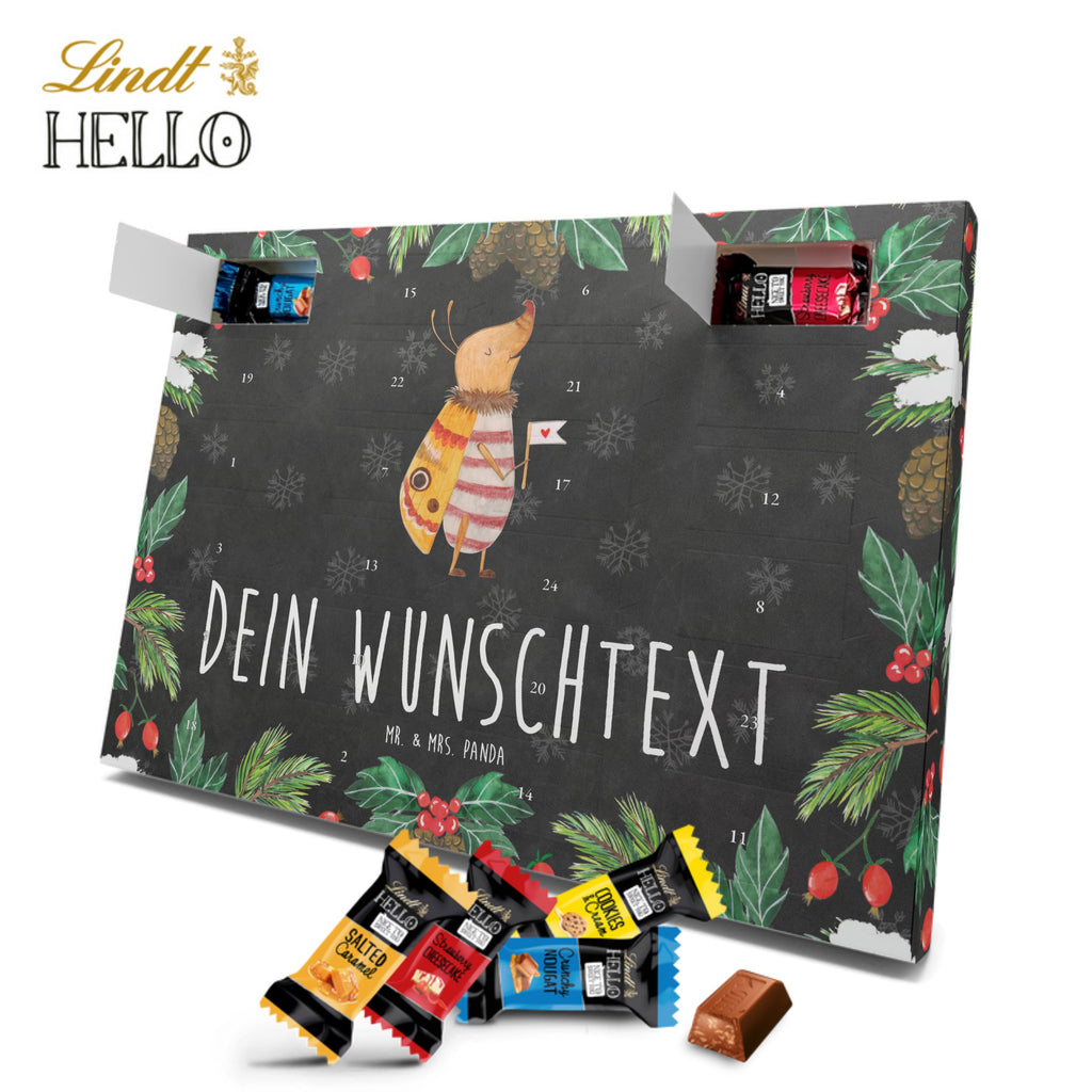 Personalisierter Markenschokolade Adventskalender Nachtfalter Fähnchen Personalisierter Adventskalender, Tiermotive, Gute Laune, lustige Sprüche, Tiere, Nachtfalter, Käfer, Spruch lustig, Spruch witzig, süß, niedlich, Küche Deko, Was kostet die Welt