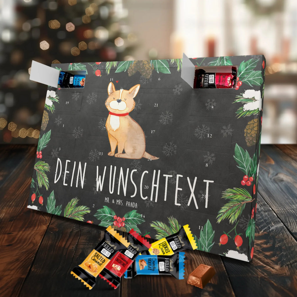 Personalisierter Markenschokolade Adventskalender Hund Glück Personalisierter Adventskalender, Hund, Hundemotiv, Haustier, Hunderasse, Tierliebhaber, Hundebesitzer, Sprüche, Corgie, Hundeliebe, Spruch, Hundemama, Liebe