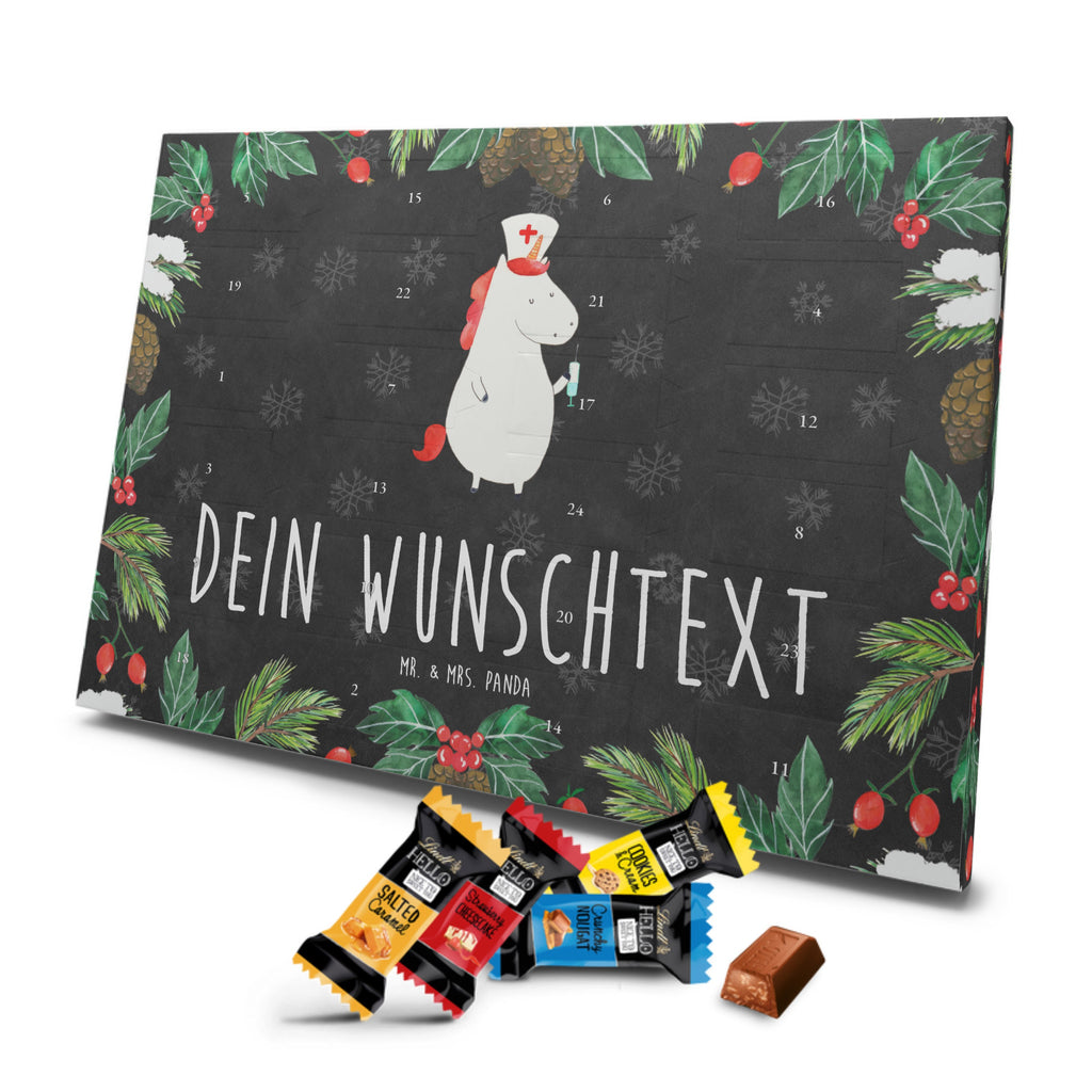 Personalisierter Markenschokolade Adventskalender Einhorn Krankenschwester Personalisierter Adventskalender, Einhorn, Einhörner, Einhorn Deko, Pegasus, Unicorn, Krankenschwester Geschenk, Krankenpfleger Geschenk, Krankenpflegerin, Krankenschwester Dankeschön, Krankenhaus, Ärztin Geschenk