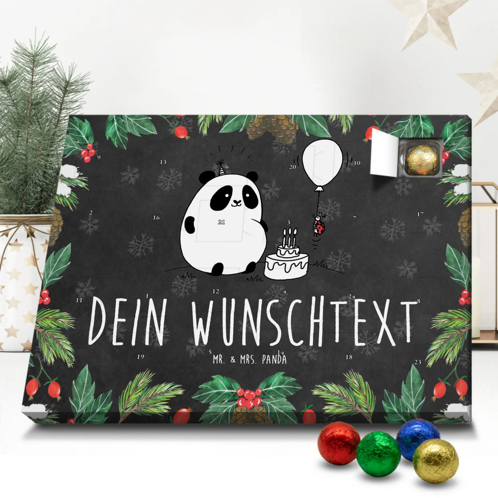 Personalisierter Schoko Adventskalender Panda Geburtstag Personalisierter Adventskalender, Adventskalender mit Namen