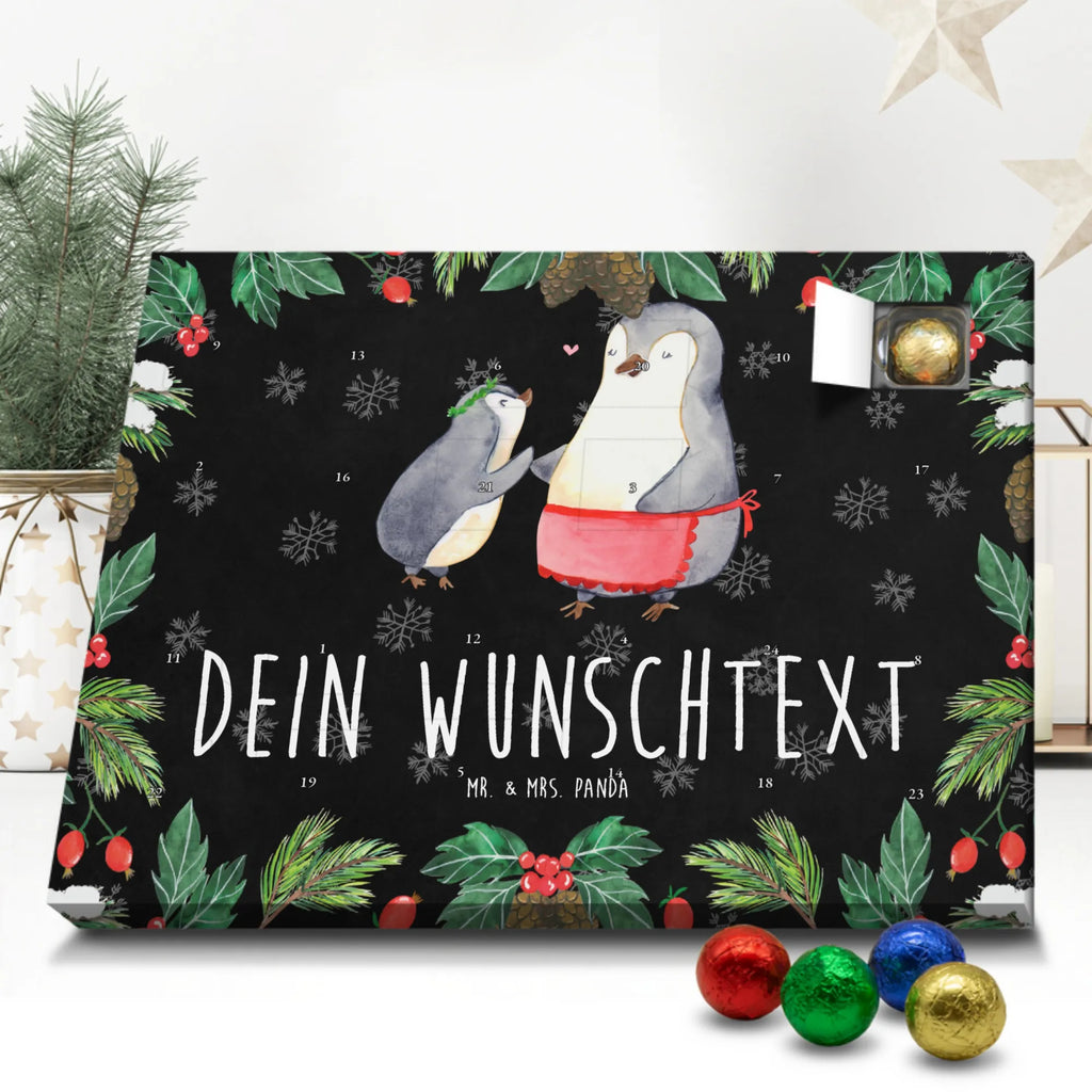 Personalisierter Schoko Adventskalender Pinguin mit Kind Personalisierter Adventskalender, Adventskalender mit Namen, Familie, Vatertag, Muttertag, Bruder, Schwester, Mama, Papa, Oma, Opa, Geschenk, Mami, Mutti, Mutter, Geburststag