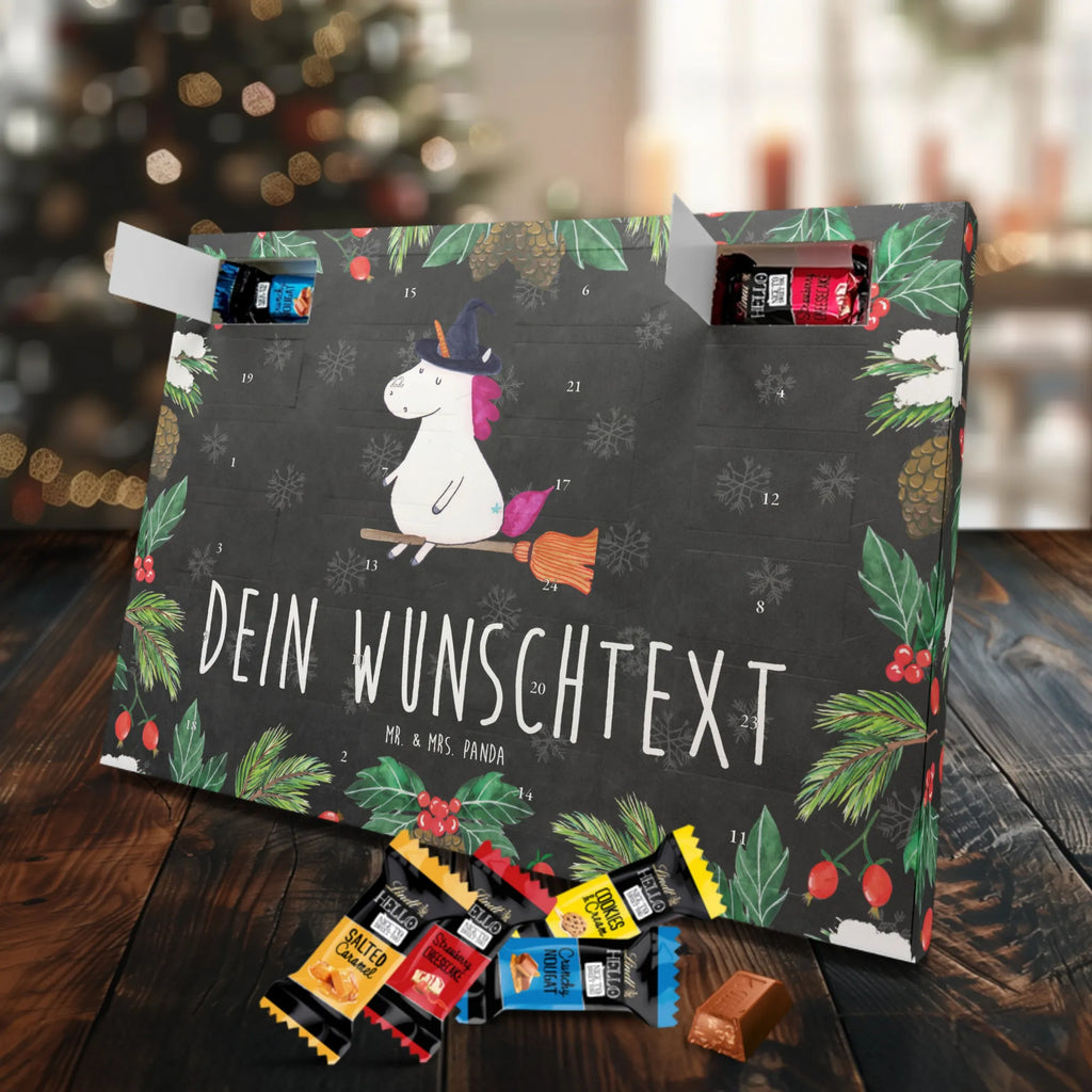 Personalisierter Markenschokolade Adventskalender Einhorn Hexe Personalisierter Adventskalender, Einhorn, Einhörner, Einhorn Deko, Pegasus, Unicorn, Frau, Ehefrau, Hexe, Teufel, Engel, Verrückte, Freundin, Leben, Zicke