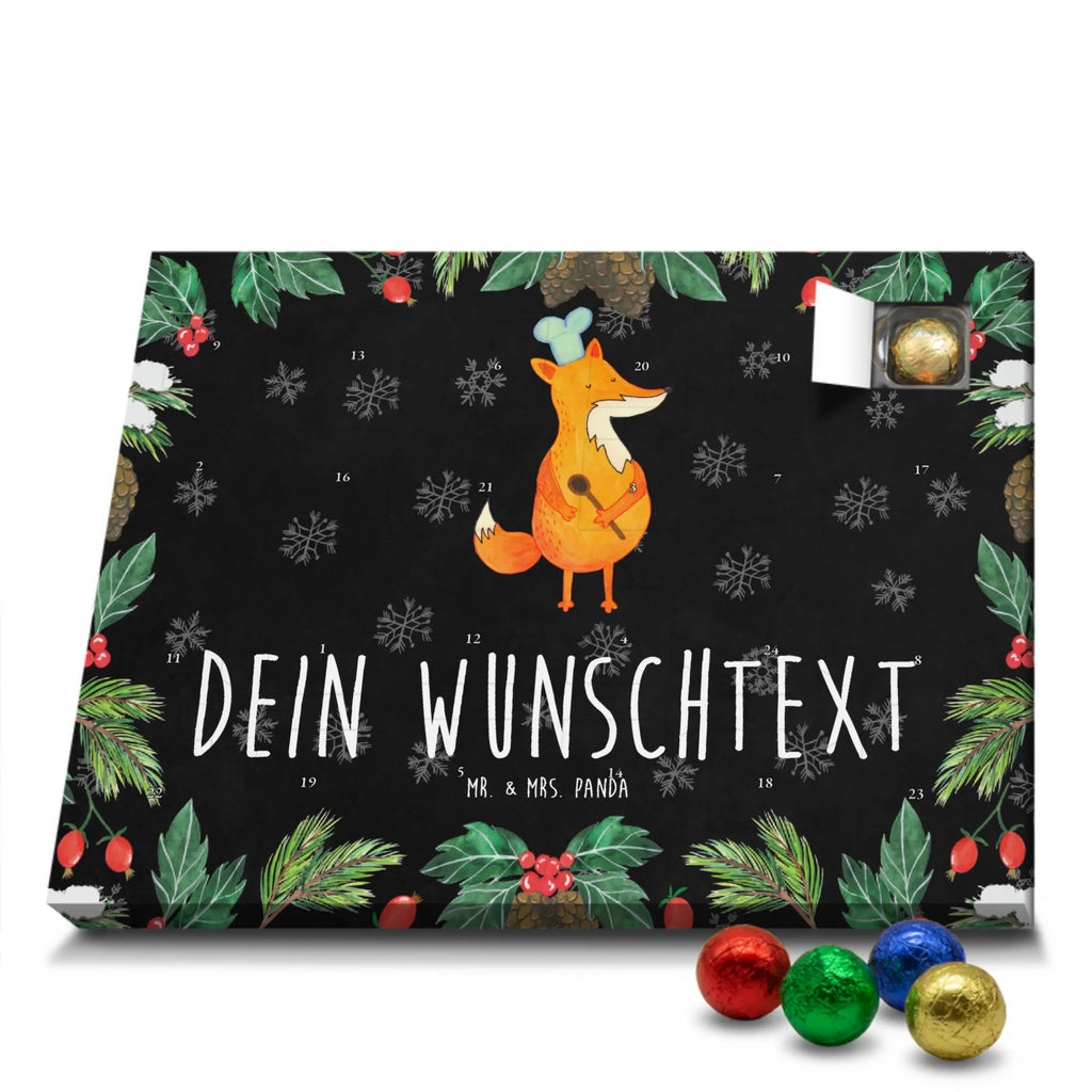 Personalisierter Schoko Adventskalender Fuchs Koch Personalisierter Adventskalender, Adventskalender mit Namen, Fuchs, Füchse, Koch Geschenk, Küche Spruch, Küche Deko, Köche, Bäcker, Party Spruch, Spruch lustig, witzig