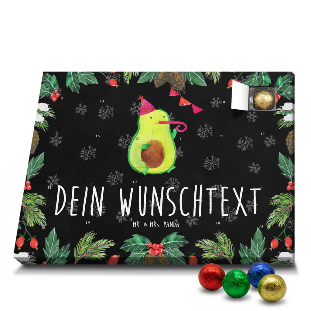 Personalisierter Schoko Adventskalender Avocado Geburtstag Personalisierter Adventskalender, Adventskalender mit Namen, Avocado, Veggie, Vegan, Gesund