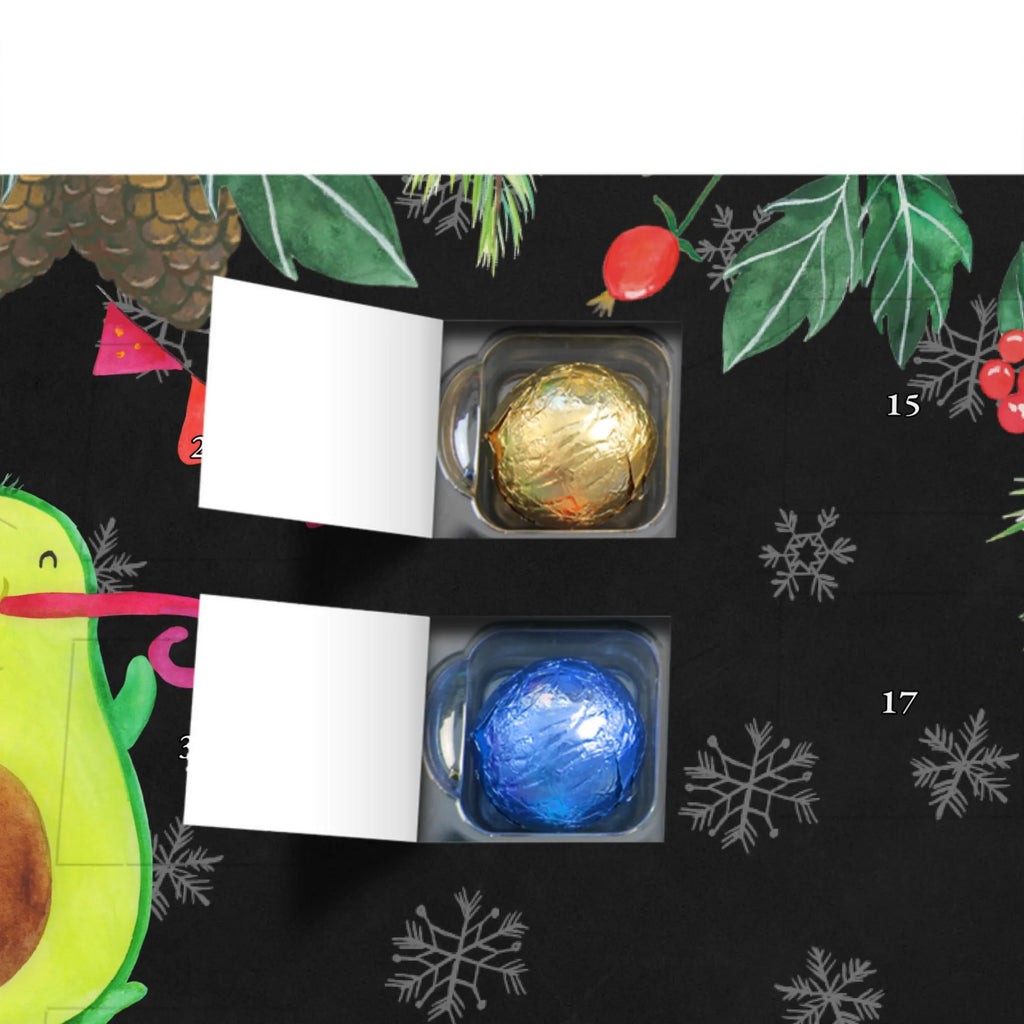 Personalisierter Schoko Adventskalender Avocado Geburtstag Personalisierter Adventskalender, Adventskalender mit Namen, Avocado, Veggie, Vegan, Gesund