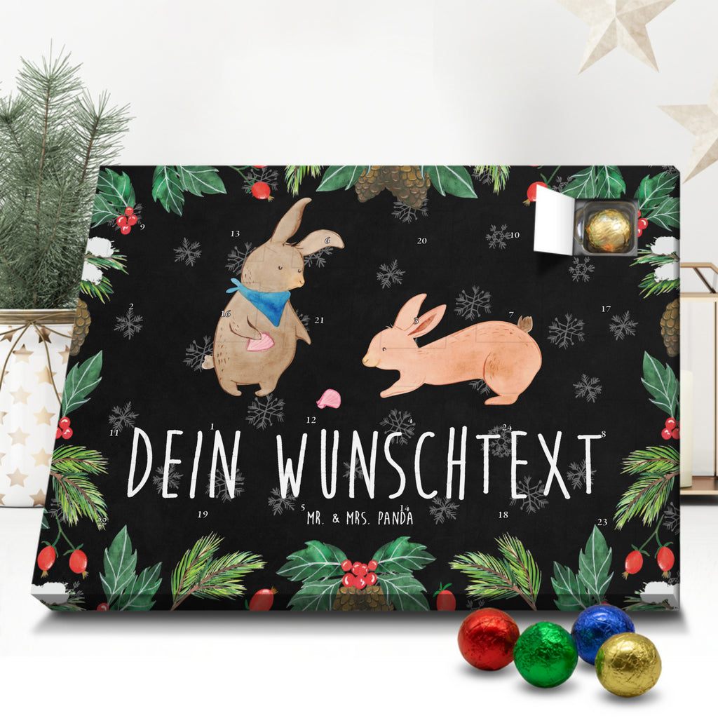 Personalisierter Schoko Adventskalender Hasen Muschel Personalisierter Adventskalender, Adventskalender mit Namen, Familie, Vatertag, Muttertag, Bruder, Schwester, Mama, Papa, Oma, Opa, Hasen, beste Freundin, Freundin, Freundinnen, best friends, BFF, Muscheln sammeln, Muscheln, Meer