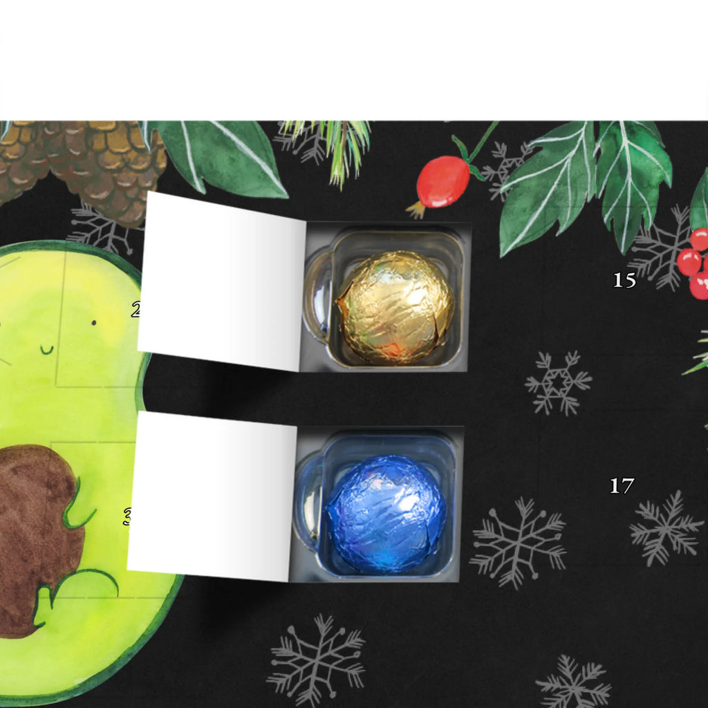 Personalisierter Schoko Adventskalender Avocado Kern Personalisierter Adventskalender, Adventskalender mit Namen, Avocado, Veggie, Vegan, Gesund, Avokado, Avocadokern, Kern, Pflanze, Spruch Leben