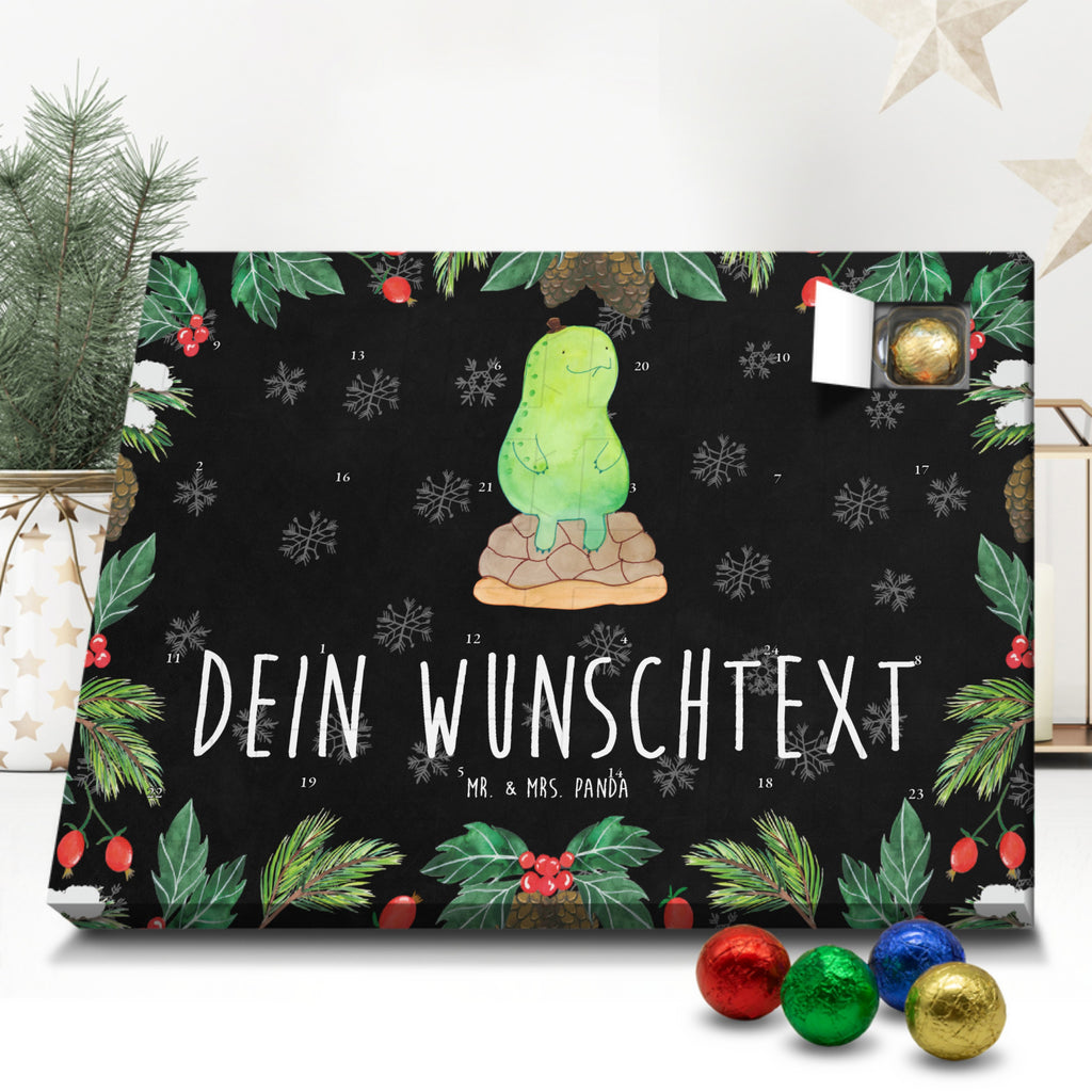 Personalisierter Schoko Adventskalender Schildkröte Pause Personalisierter Adventskalender, Adventskalender mit Namen, Schildkröte, Achtsamkeit, Entschleunigen, achtsam