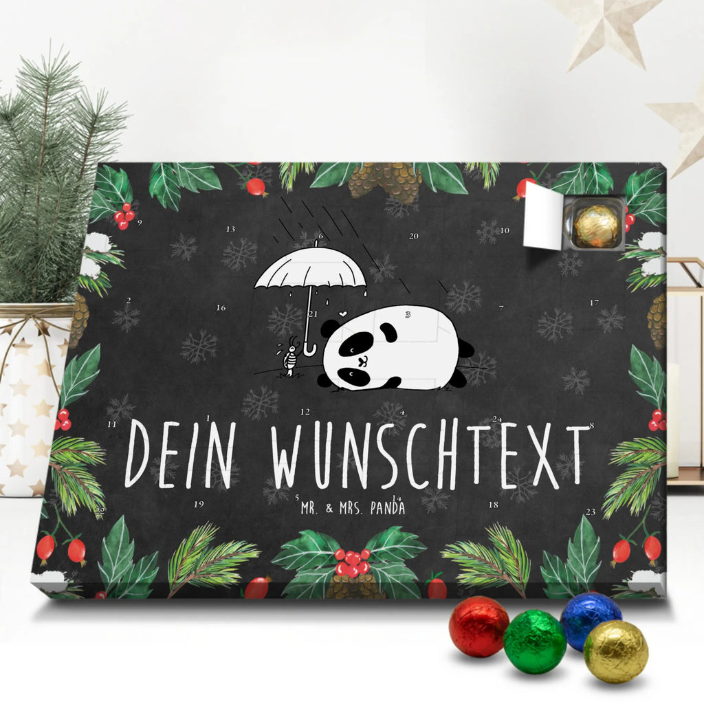 Personalisierter Schoko Adventskalender Panda Freundschaft Personalisierter Adventskalender, Adventskalender mit Namen