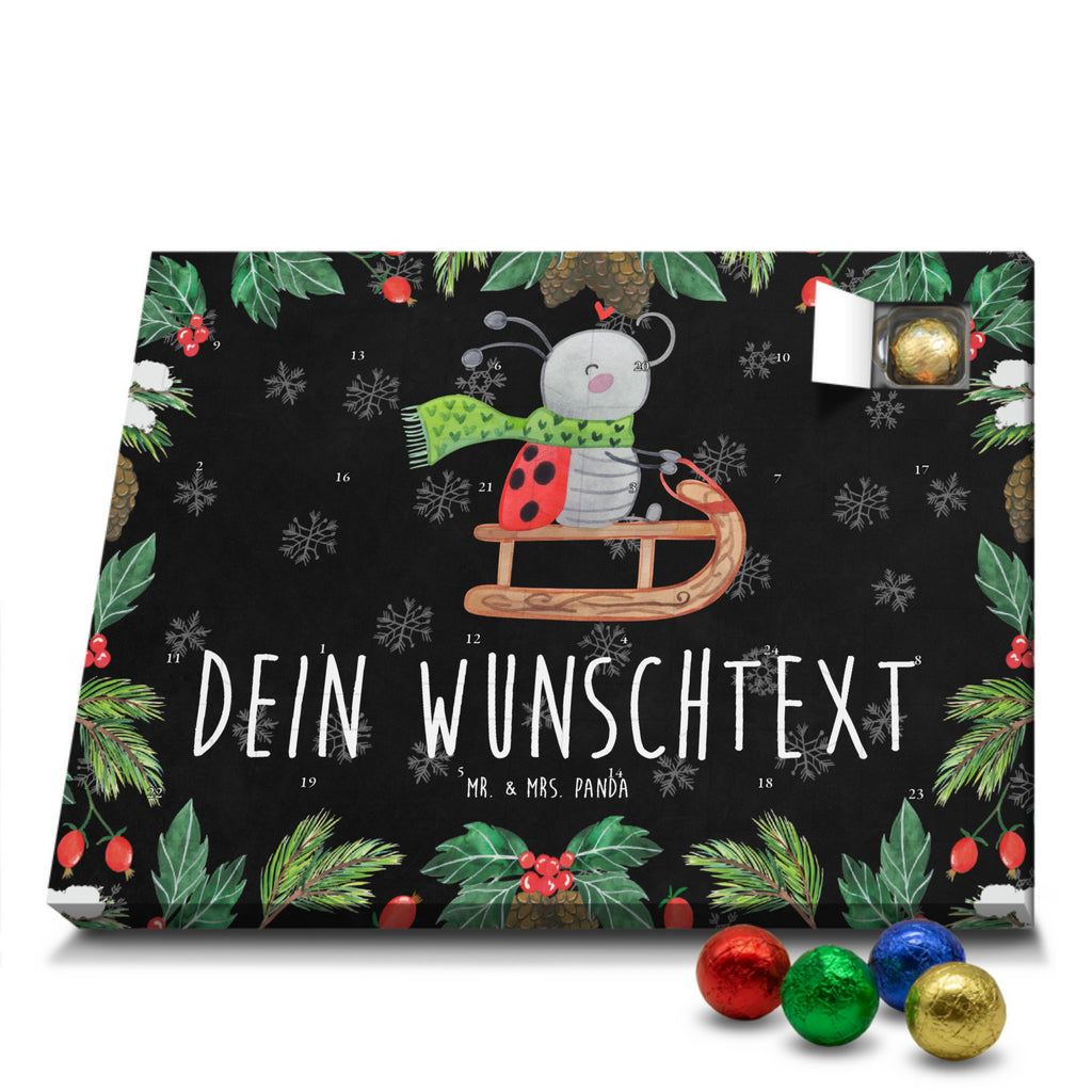 Personalisierter Schoko Adventskalender Smörle Rodeln Personalisierter Adventskalender, Adventskalender mit Namen, Winter, Weihnachten, Weihnachtsdeko, Nikolaus, Advent, Heiligabend, Wintermotiv, Schlittenfahren, Smörle, Marzipan