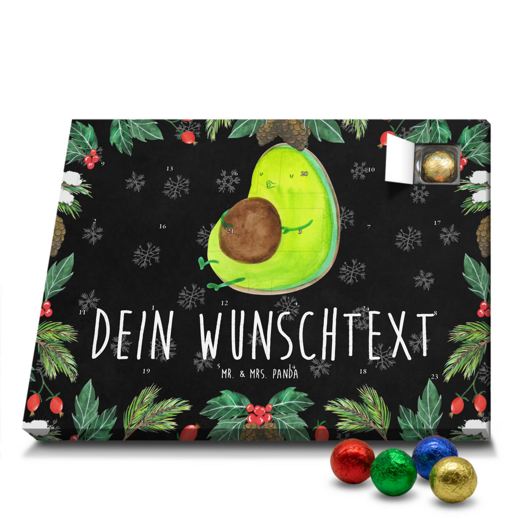 Personalisierter Schoko Adventskalender Avocado Pfeifen Personalisierter Adventskalender, Adventskalender mit Namen, Avocado, Veggie, Vegan, Gesund, Diät, Abnehmen, Ernährung, dick sein, Pummelfee