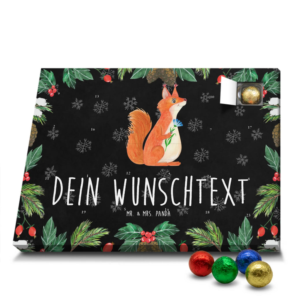 Personalisierter Schoko Adventskalender Eichhörnchen Blume Personalisierter Adventskalender, Adventskalender mit Namen, Tiermotive, Gute Laune, lustige Sprüche, Tiere, Eichhörnchen, Eichhorn, Spruch positiv, Lachen, Spaß, Motivation Sprüche, Motivation Bilder, glücklich Spruch, Spruch Deko