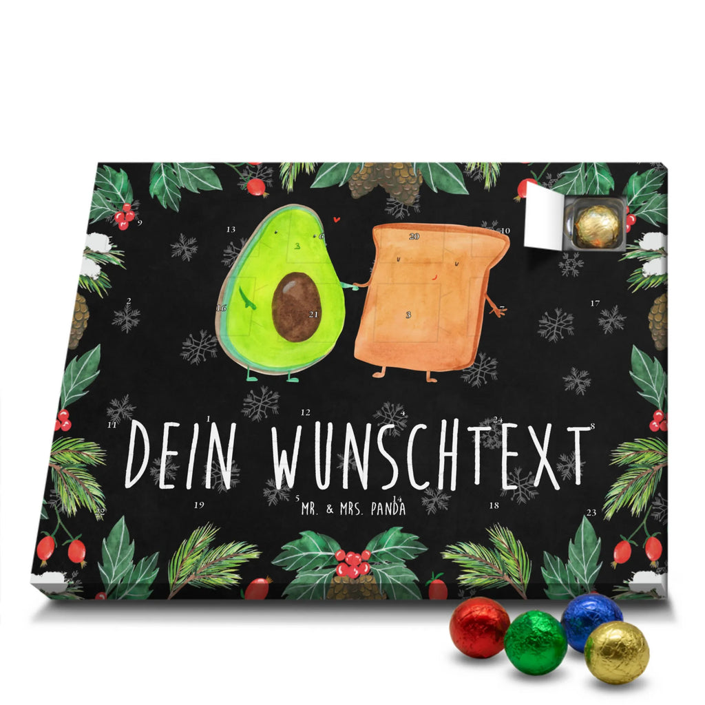 Personalisierter Schoko Adventskalender Avocado Toast Personalisierter Adventskalender, Adventskalender mit Namen, Avocado, Veggie, Vegan, Gesund, Toast, Toastbrot, Liebespaar, Pärchen, Freund, Freundin, Verlobt, Verlobungsparty, Hochzeit, Hochzeitsgeschenk, Jahrestag, Jahrestagsgeschenk