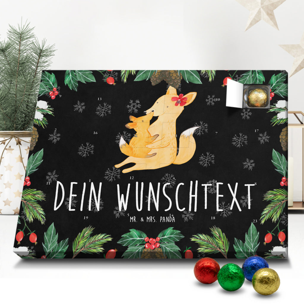 Personalisierter Schoko Adventskalender Fuchs Mama Personalisierter Adventskalender, Adventskalender mit Namen, Familie, Vatertag, Muttertag, Bruder, Schwester, Mama, Papa, Oma, Opa, Mutter, Tochter, Lieblingstochter, Beste Tochter, Geschenk