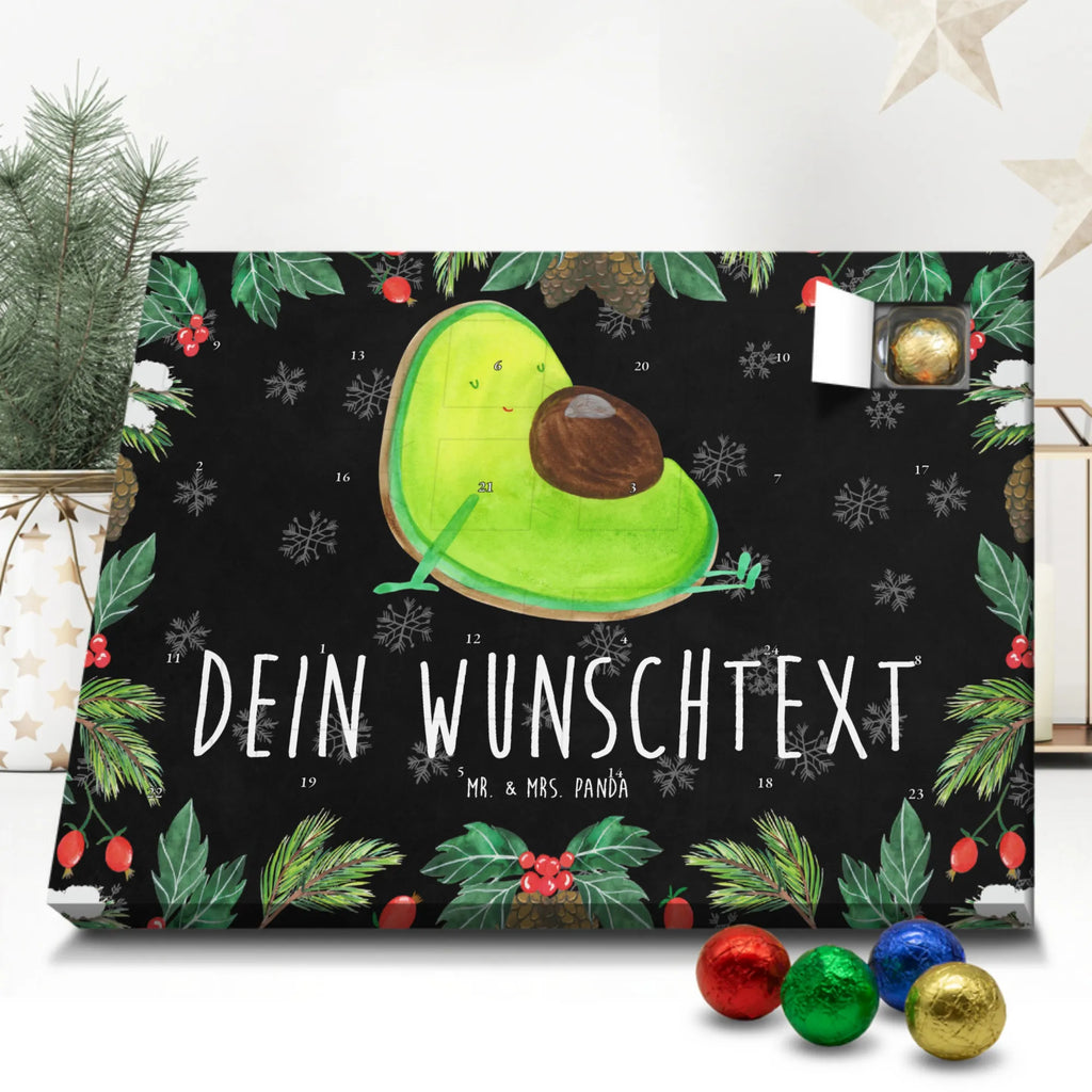 Personalisierter Schoko Adventskalender Avocado Schwangerschaft Personalisierter Adventskalender, Adventskalender mit Namen, Avocado, Veggie, Vegan, Gesund, schwanger, Schwangerschaft, Babyparty, Babyshower